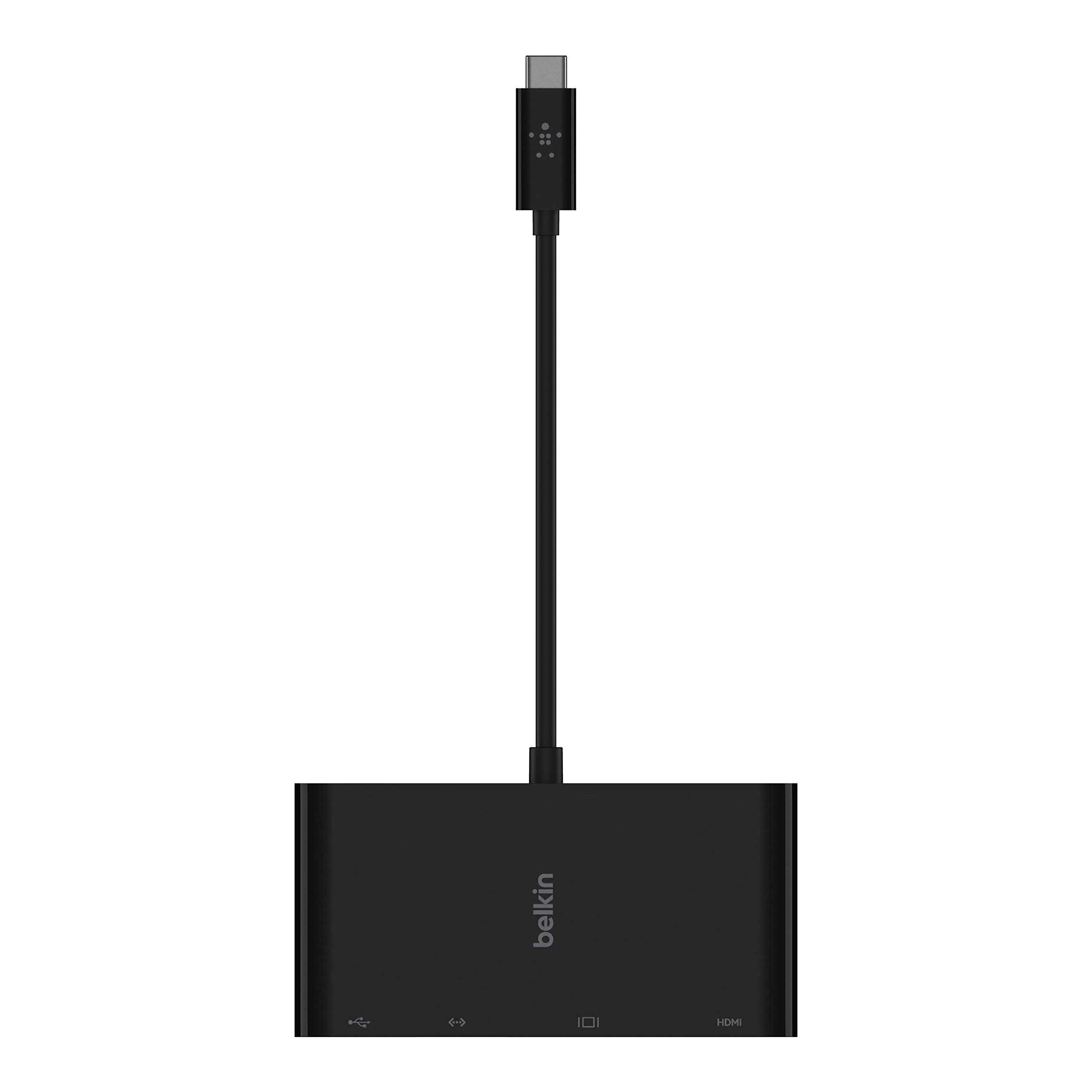 Amazon.co.jp: Belkin USB-C マルチメディア変換アダプタ(LANポート